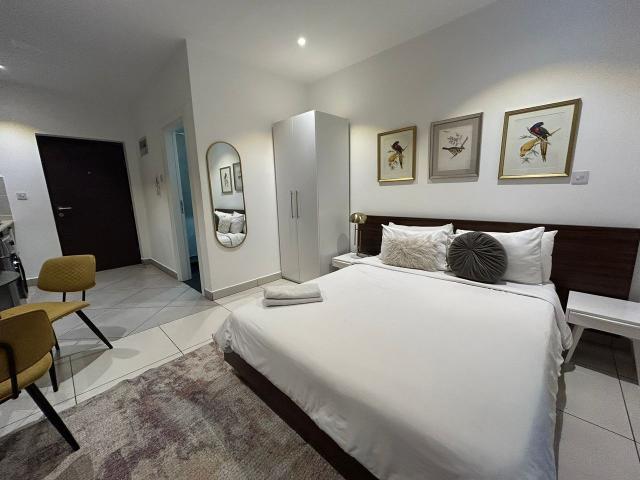 Elegant Fully Serviced Studio Apartment for Rent in Embassy Gardens, Cantonments – $1,600/month