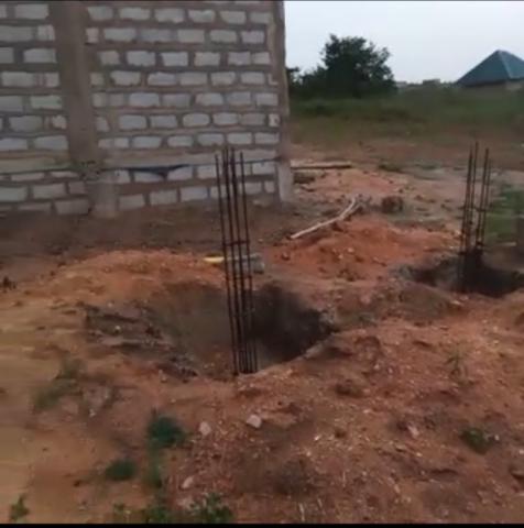 Uncompleted 9-Bedroom Property with 2 Shops for Sale – Akoti, Kasoa Road