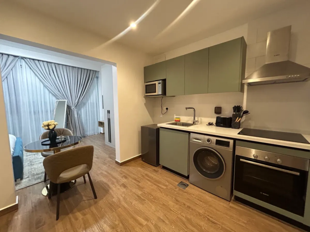 Furnished 1-Bedroom Luxury Apartment with Panoramic City Views at Harmonia Residence