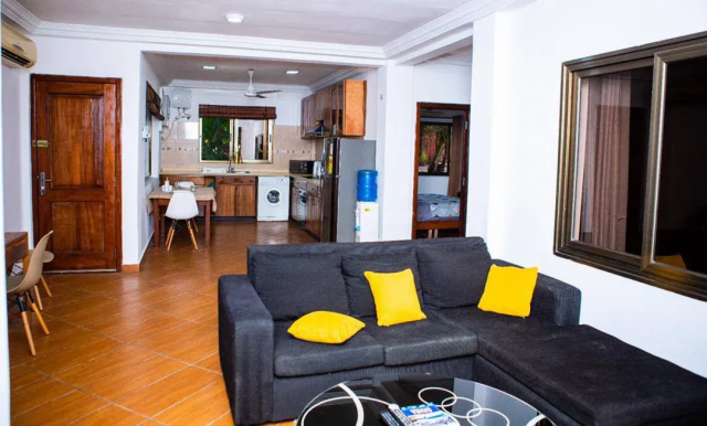 Luxurious Furnished 1-Bedroom Apartment for Short Let in Airport West, Accra