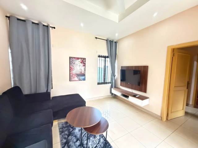 Fully Furnished 1-Bedroom Apartment for Short & Long Stay in Agbogba, North Legon, Accra