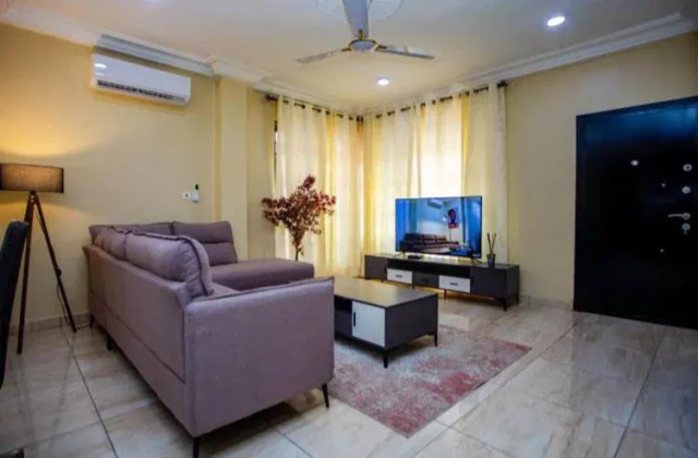 Luxury 2-Bedroom Furnished Airbnb in Trassaco Estate, East Legon, Accra