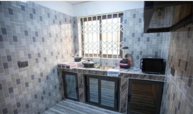 Fully Furnished 1-Bedroom Chamber & Hall Apartment for Rent in East Legon – Ogbojo, Accra