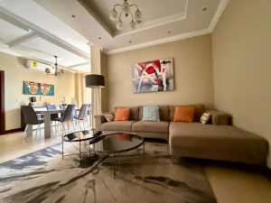 Furnished 1-Bedroom Serviced Apartment with Swimming Pool & Gym in Cantonments