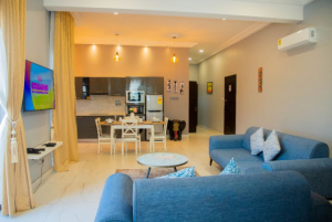 Premium 1-Bedroom Serviced Suite for Short Let in Ashaley Botwe, Adenta