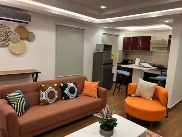 Luxury 2-Bedroom Furnished Apartment for Short Let in Nmai-Dzorn, East Legon