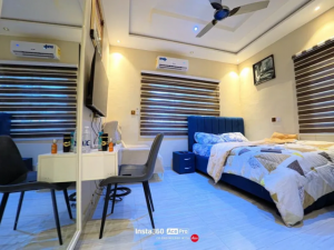 Fully Furnished 1-Bedroom Apartment with Hall for Rent in Gbawe, Accra
