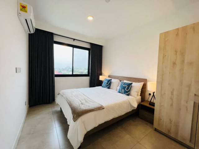 Furnished 1-Bedroom Apartment with Swimming Pool for Rent in Airport Residential Area, Accra