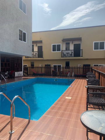 Furnished 1-Bedroom Apartment for Short Let in Baatsonaa, Spintex, Accra
