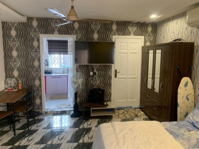Furnished Single Room Self-Contained Apartment for Short Let in Tse Addo, Accra