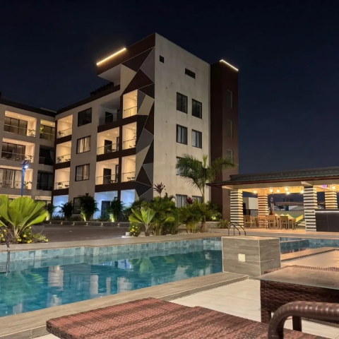 Executive Furnished 1-Bedroom Studio Apartment for Short Let in East Legon