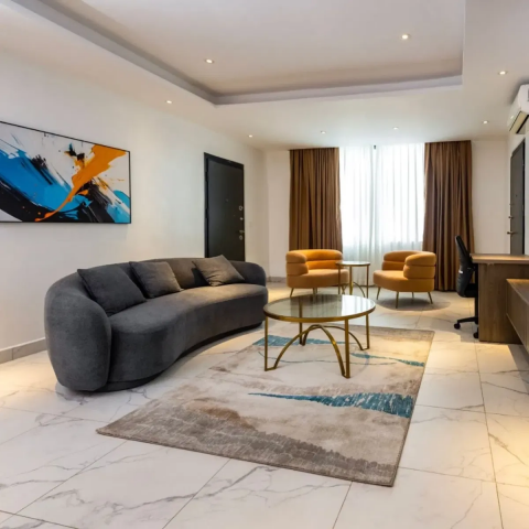 Executive Furnished 1-Bedroom Apartment for Short Let in East Legon, Accra