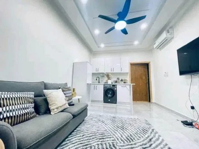 Furnished 1-Bedroom Self-Contained Apartment with WiFi for Rent in Okponglo, Accra