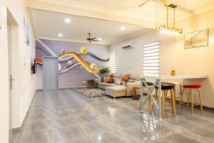 Two-Bedroom Furnished Apartment for Short Let in Dansoman, Accra