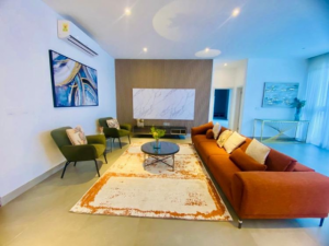 Furnished 3-Bedroom Apartment for Short Let in Airport Residential Area
