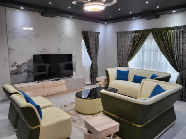 Furnished 4-Bedroom Detached Duplex with Swimming Pool for Short Let