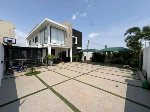 Luxurious Fully Furnished 4-Bedroom Townhouse with Swimming Pool in East Legon