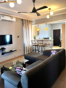 Modern 2-Bedroom Furnished Serviced Apartment in Spintex