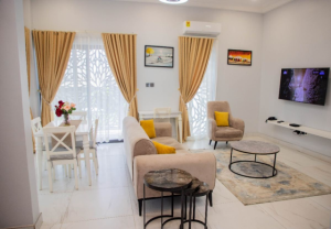 Modern 2-Bedroom Furnished Apartment for Short Let in Ashaley Botwe