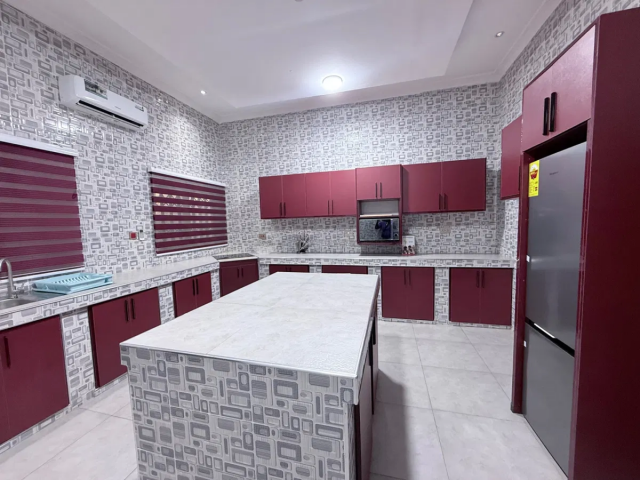 Furnished 3-Bedroom Apartment with 24/7 Power for Short Let in Tse Addo, Accra