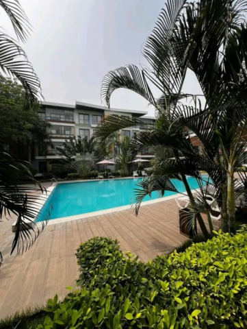 Service Fully Furnished 2-Bedroom Townhouse Apartment for Short Let in Cantonments, Accra