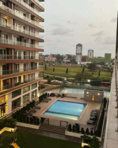 Fully Furnished 1-Bedroom Apartment with Swimming Pool and Gym in East Legon, Accra