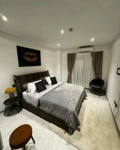 Fully Furnished 1-Bedroom Apartment with Swimming Pool and Gym in East Legon, Accra