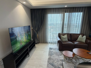 Luxury Furnished 1-Bedroom Apartment with Gym, Elevator & 24/7 Power Supply